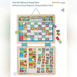 NEW Melissa & Doug Responsibility Chart